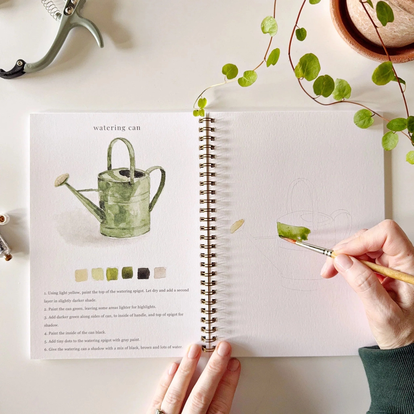 Garden Watercolor Workbook - Bilde 8