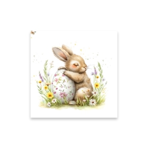 Bunny with Egg (lunsj servietter)
