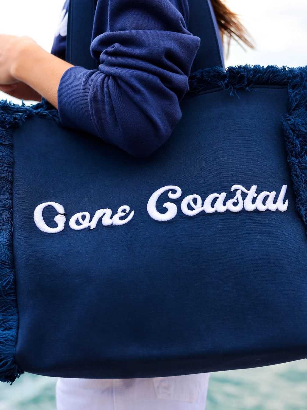 "Gone Coastal" Tote, Navy - Bilde 4