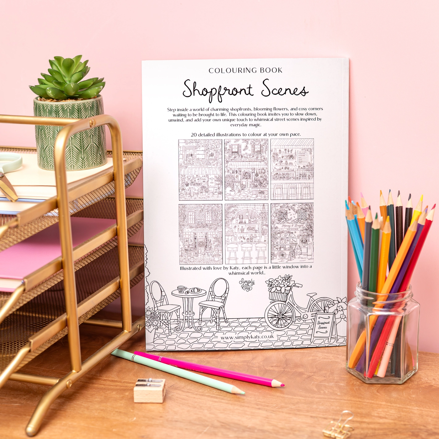 Colouring Book: Shopfront Scenes - Bilde 2