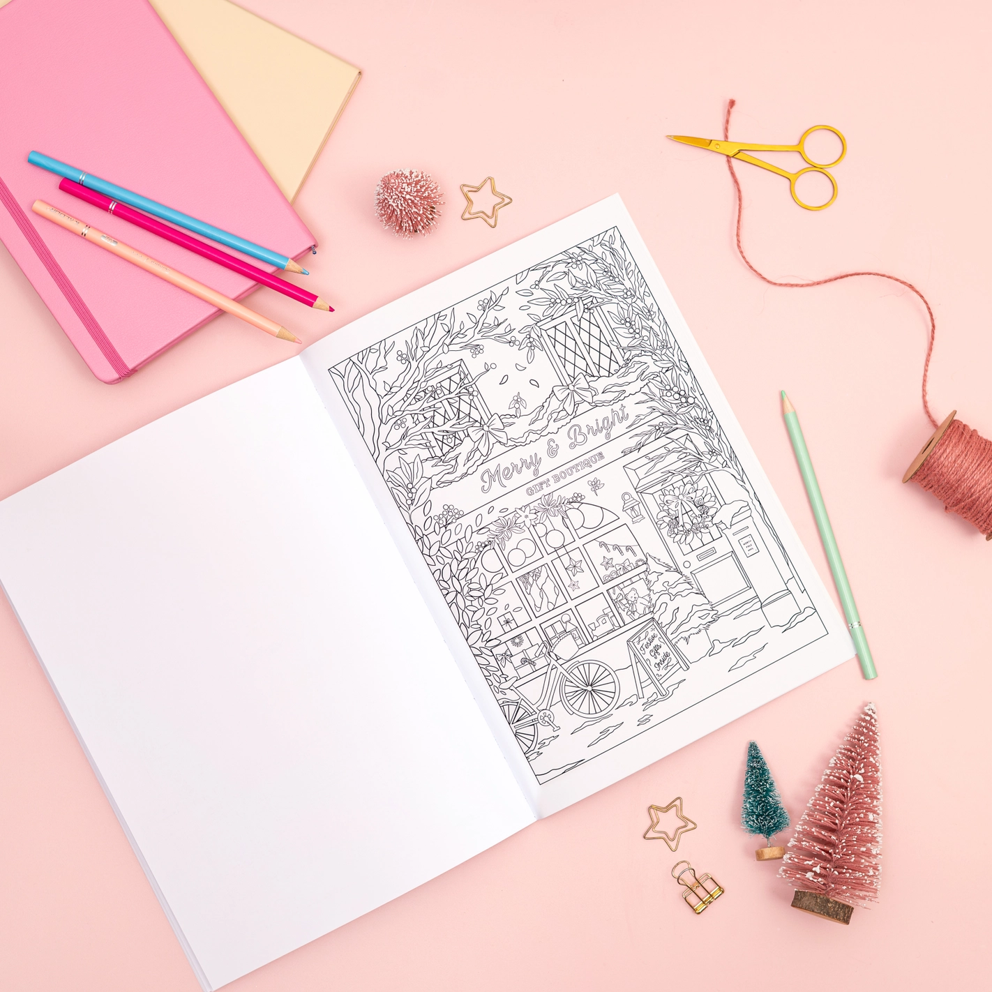 Colouring Book: Shopfront Scenes - Bilde 3
