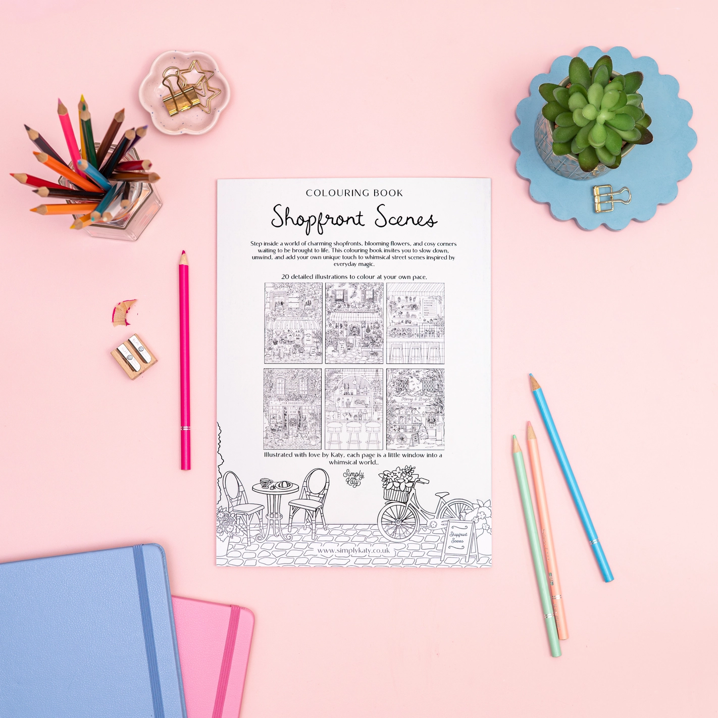 Colouring Book: Shopfront Scenes - Bilde 6