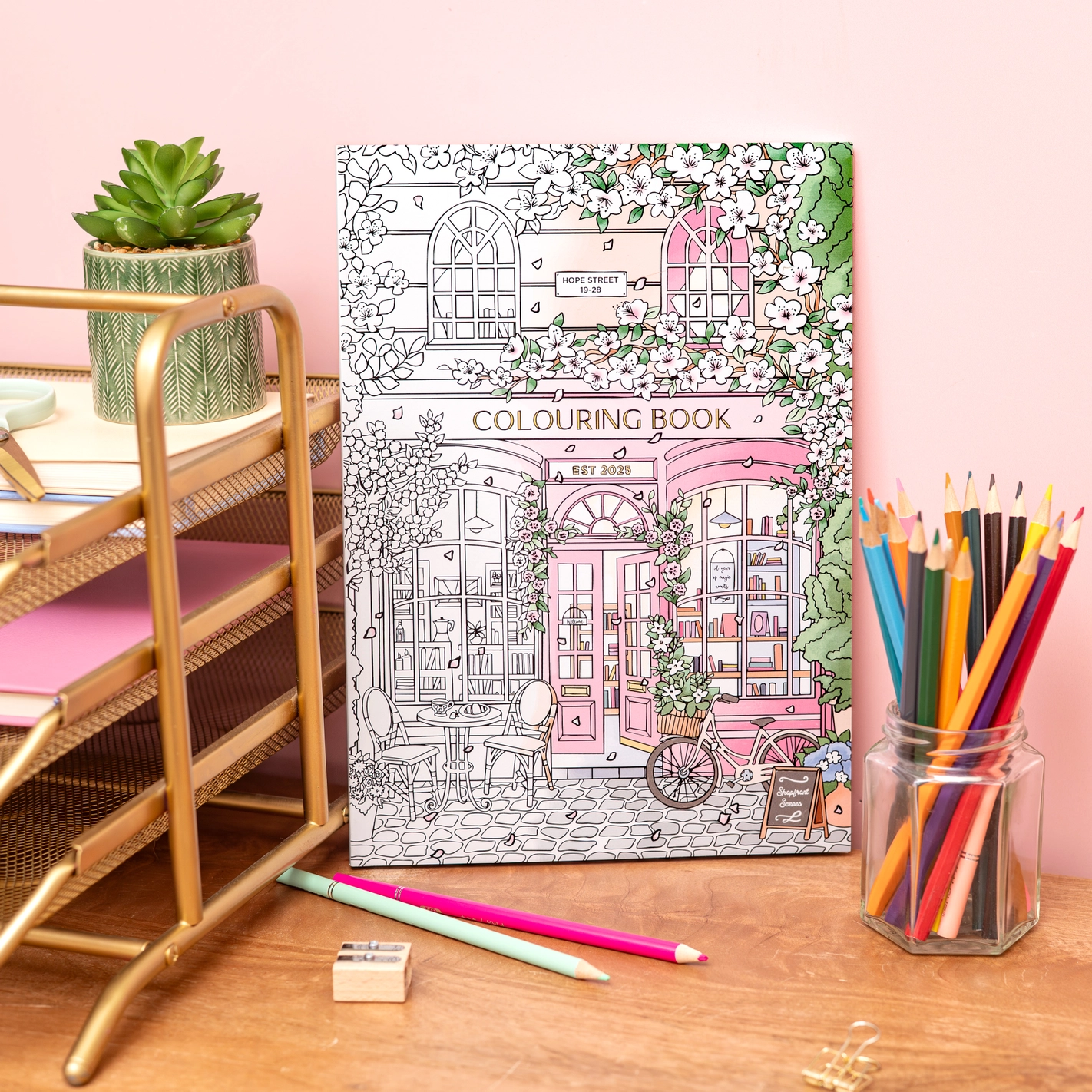 Colouring Book: Shopfront Scenes - Bilde 9