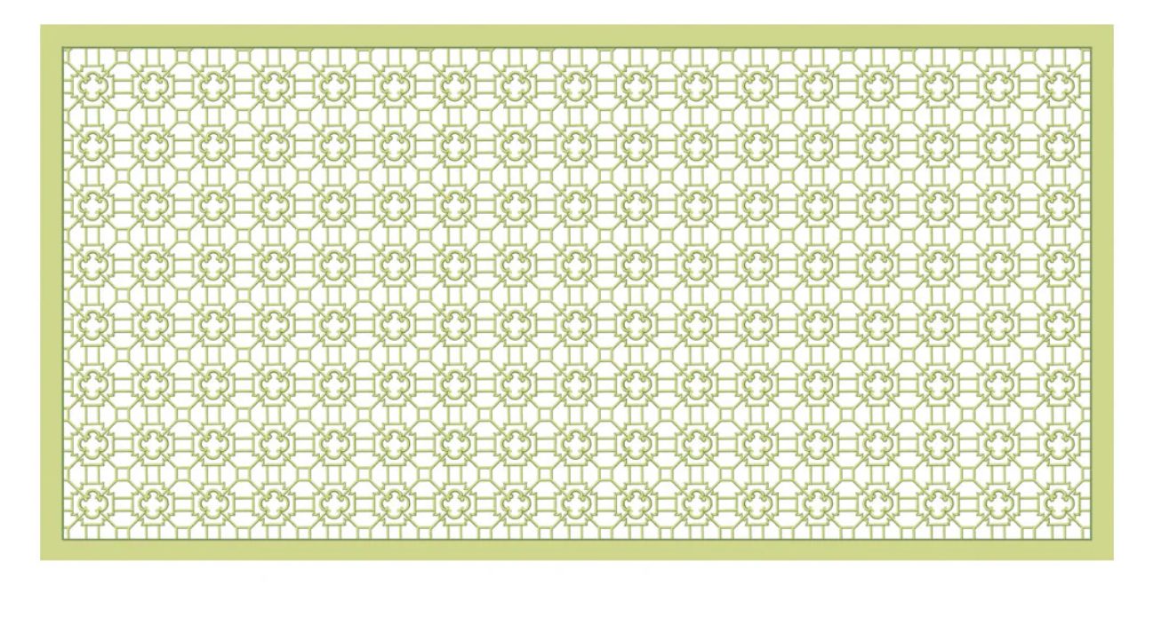 Bamboo Screen Green duk - Bilde 2