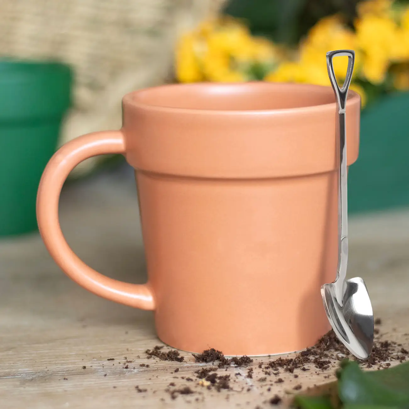 Plain Plant krus og spade (skje)