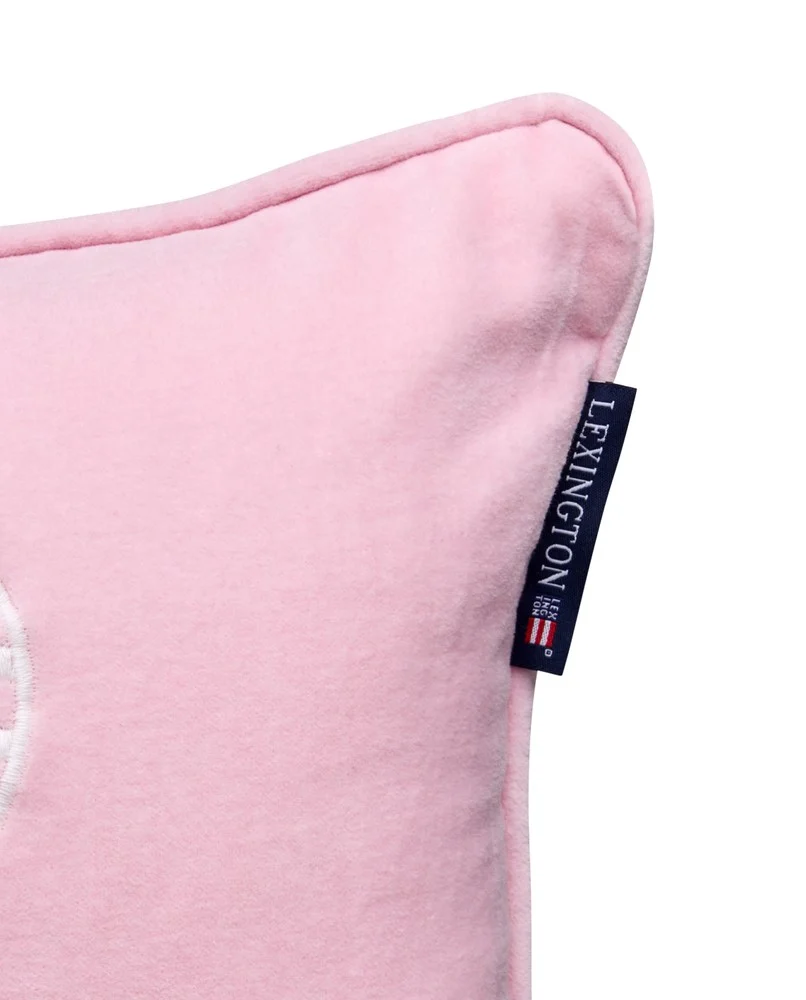Icons kids pillow in organic cotton velvet, pink - Bilde 4