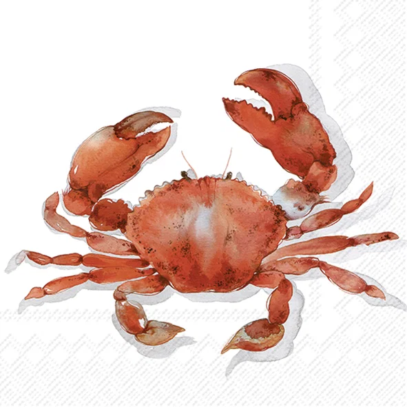 Servietter: Crab coral (lunsj)