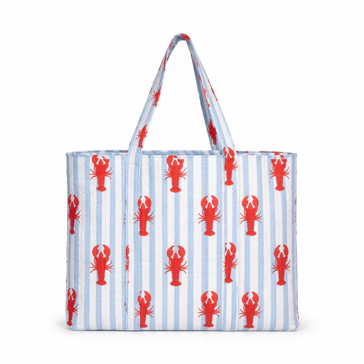 The Striped Lobster Tote, blå - Bilde 2