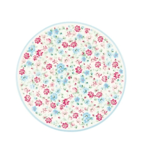 Small plate Louisa white