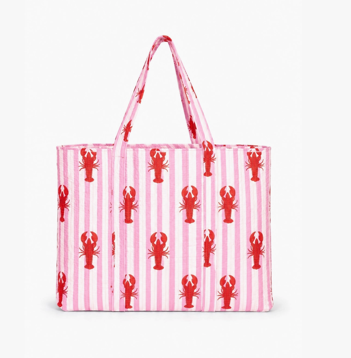 The Striped Lobster Tote, rosa - Bilde 3