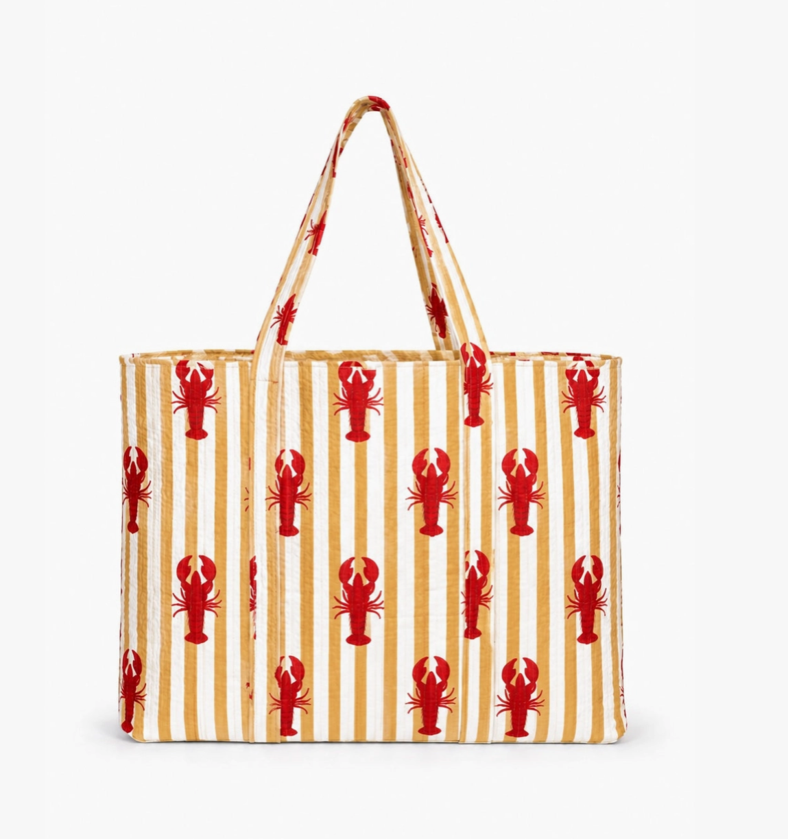 The Striped Lobster Tote, gull - Bilde 2