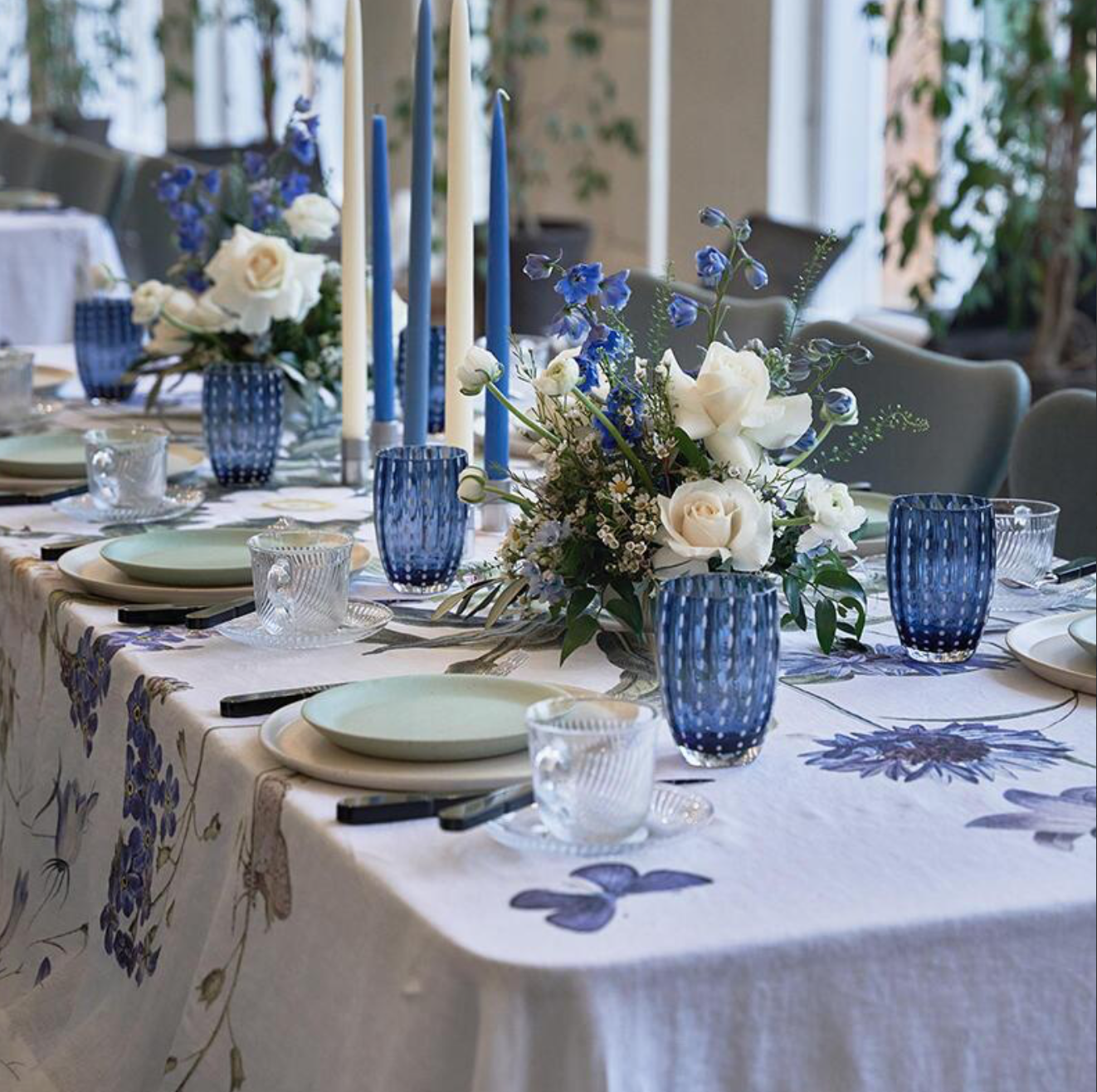 Blue Rose Garden duk (145 x 220 cm) - Bilde 2