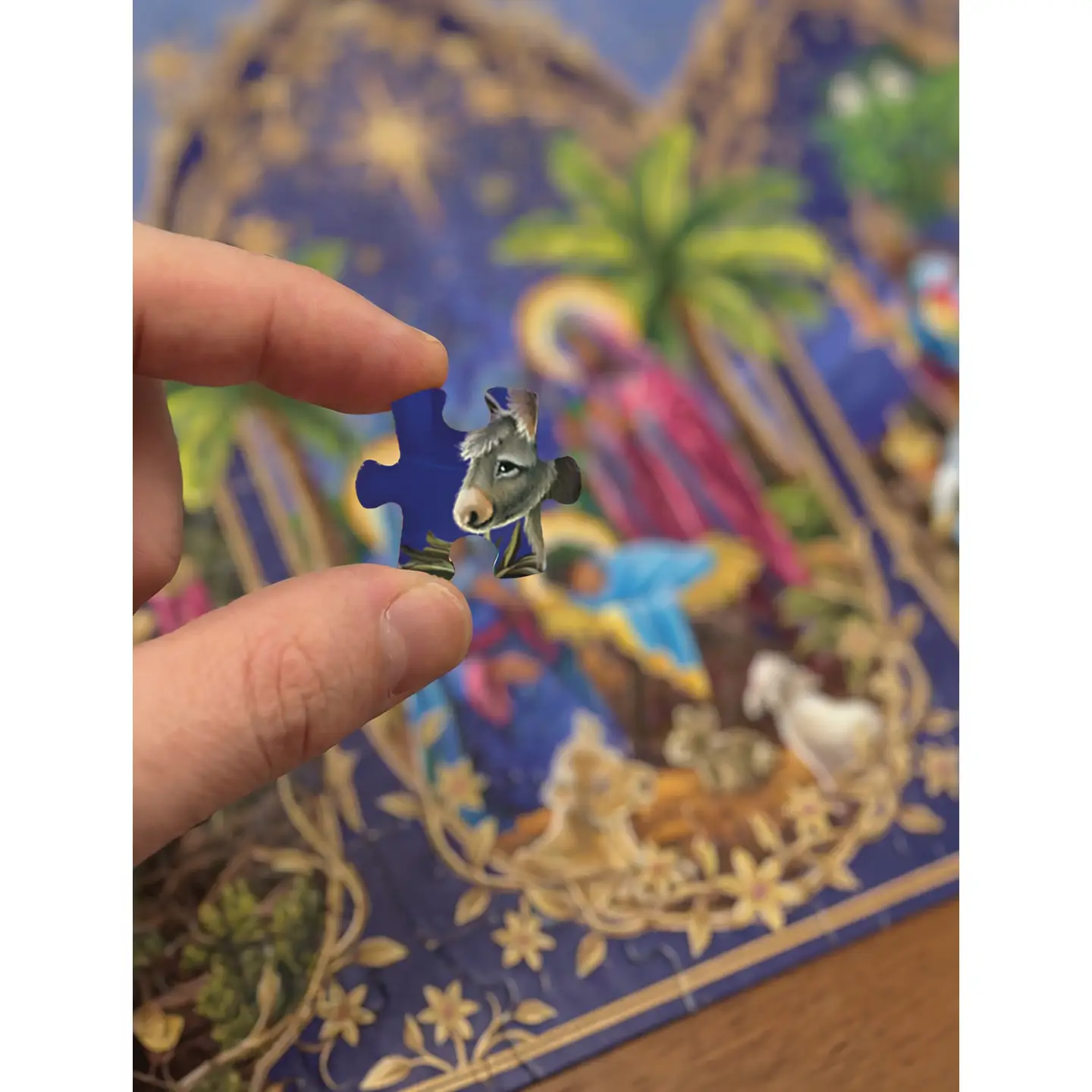 Starlit Nativity Advent puslespill - Bilde 2
