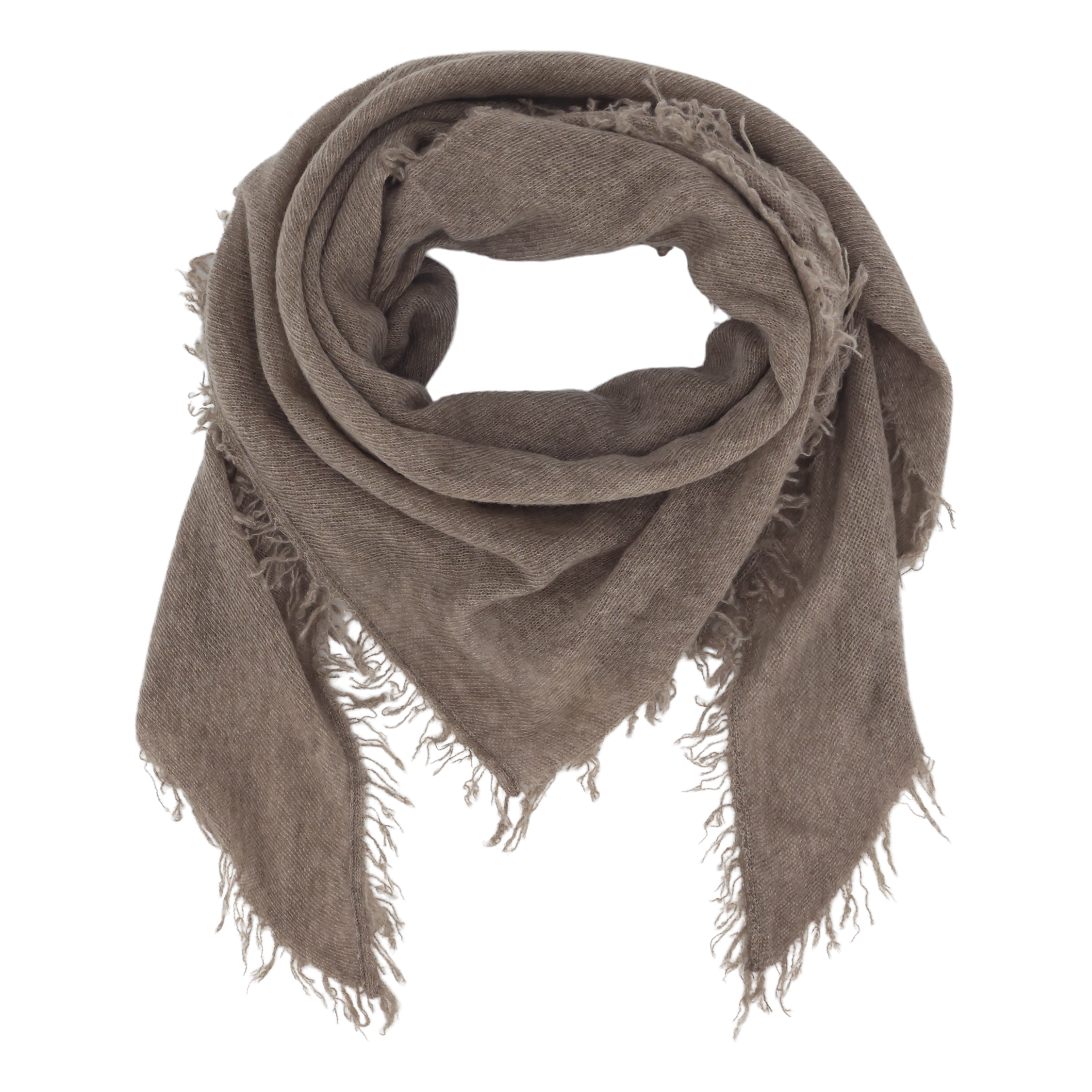 2 - Cashmere sjal (latte) - Bilde 3