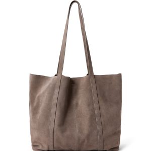 Suede Tote Bag