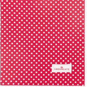 Dotty red brødduk