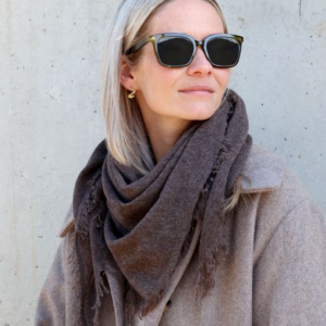 3 - Cashmere sjal (coffee)